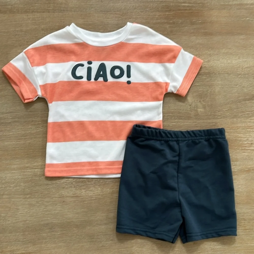 Lila & Jack Ciao Toddler Boy 3 Piece Matching Set 4T